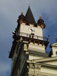věž uničovské radnice