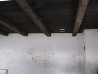 dřevěný strop