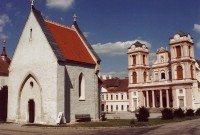 gotická kaple a barokní kostel v Gottweigu