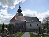 katolický hřbitov s kostelem sv. Mikuláše