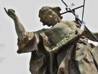Mitrovice - socha sv. Jana Křtitele