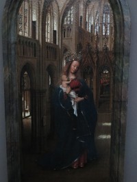 van Eyck - Madona v kostele