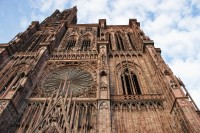 průčelí katedrály ve Štrasburku