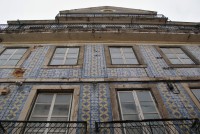 typická fasáda lisabonských domů