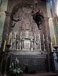 stříbrný oltář z II. poloviny 17. století