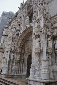 boční portál kostela kláštera jeronymitů