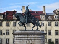 jezdecká socha Jana I.