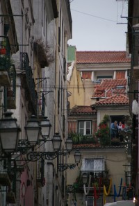 Lisabon (Lisboa) – historická městská čtvrť Bairro Alto