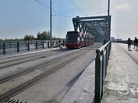 tramvaj na Starém mostě