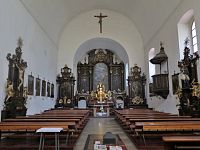 interiér klášterního kostela sv. Josefa