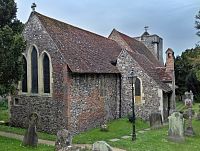 Canterbury - sv. Martin, nejstarší kostel Anglie  (St. Martin´s Church)