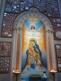 Pozova ikonová freska Panny Marie
