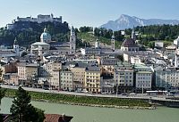 Salzburg z Kapuzinerbergu