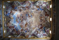 interiérová nástropní freska