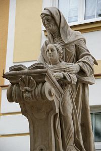 Kralice na Hané - sochy sv. Anny, sv. Josefa, sv. Antonína z Padovy a sv. Judy Tadeáše