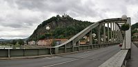 děčínský Tyršův most a Pastýřská stěna
