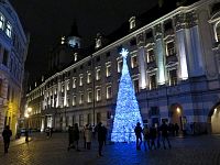 vánoce před wroclawskou universitou