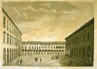 podoba náměstí v polovině 19. století