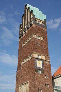 Darmstadt - Svatební věž  (Hochzeitsturm)
