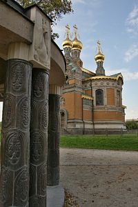 pavilon a Ruská kaple