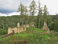 zřícenina hradu Pořešín