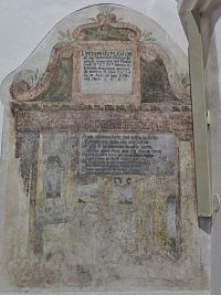 freska v interiéru kostela sv. Jana Křtitele