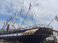 Bristol – historický parník SS Great Britain  (Steamship SS Great Britain)