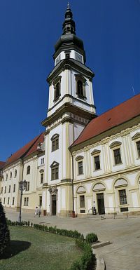 centrální věž Klášterní Hradisko (Olomouc) - rozhledna (centrální věž)