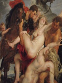 P.P. Rubens: Únos Leukippových dcer (cca 1618)