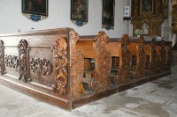 barokní lavice
