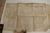 pergamenová listina z r. 1497