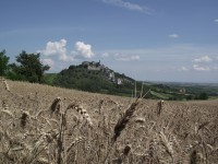 Falkenstein – romantická zřícenina románského hradu