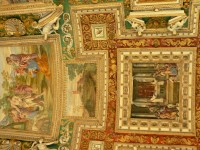detail stropu Galerie map