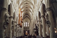 Brusel - katedrála sv. Michaela archanděla a sv. Guduly (Bruxelles – Cathédrale S. Michel et Gudule)