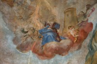 freska se sv. Barborou