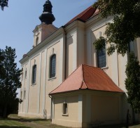 Kostelec na Hané - barokní kostel sv. Jakuba Staršího (Většího)