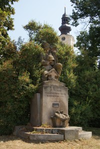památník obětem I. světové války v Kostelci n.H.