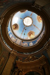 kaple sv. Barbory v okrouhlé věži