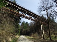 železniční viadukt Dešná