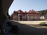 Luhačovice - kolonáda a Jurkovičův dům