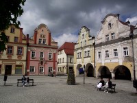 Lądek-Zdrój (Landek) - radnice a náměstí (ratusz z rynkiem)
