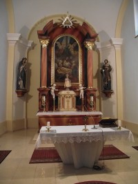 kostel - hlavní oltář