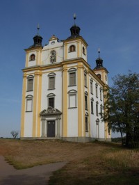 Barokní kostel sv.Floriana nad Moravským Krumlovem