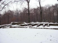Hradiště sv.Klimenta v zimě