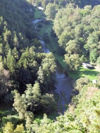 Výhled od Levnova - řeka Oslava