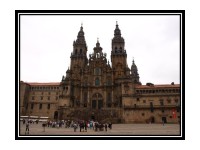 Západní průčelí katedrály sv. Jakuba v Santiago de Compostela