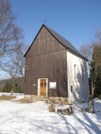 Zrekonstruovaná kaple na Hůrce