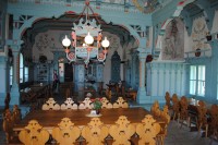 interiér restaurace Libušin