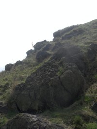 skalnatý svah Malého vrchu