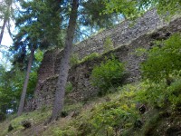 zřícenina hradu Perštejn